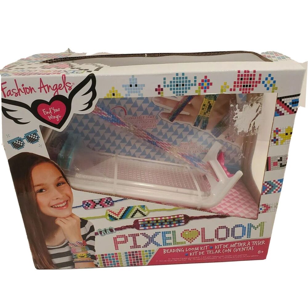Fashion Angels The Pixel Loom Kid’s Beading Loom Kit and Kid’s Craft Kit New